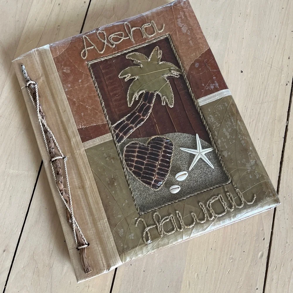 Handmade Aloha Hawaii Tropical Photo Memory Album Journal